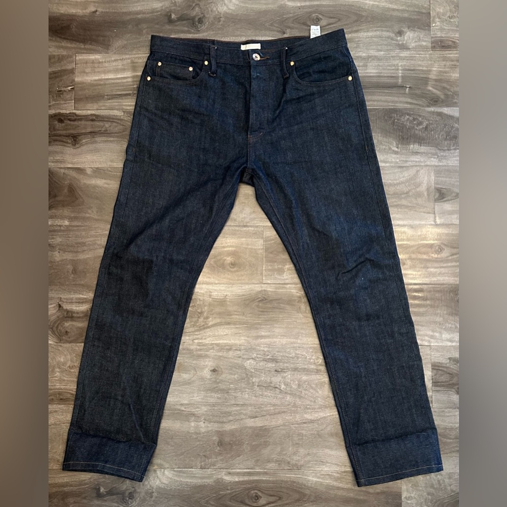 The Unbranded Brand UB201 mens selvedge jeans professionally tailored waist 36